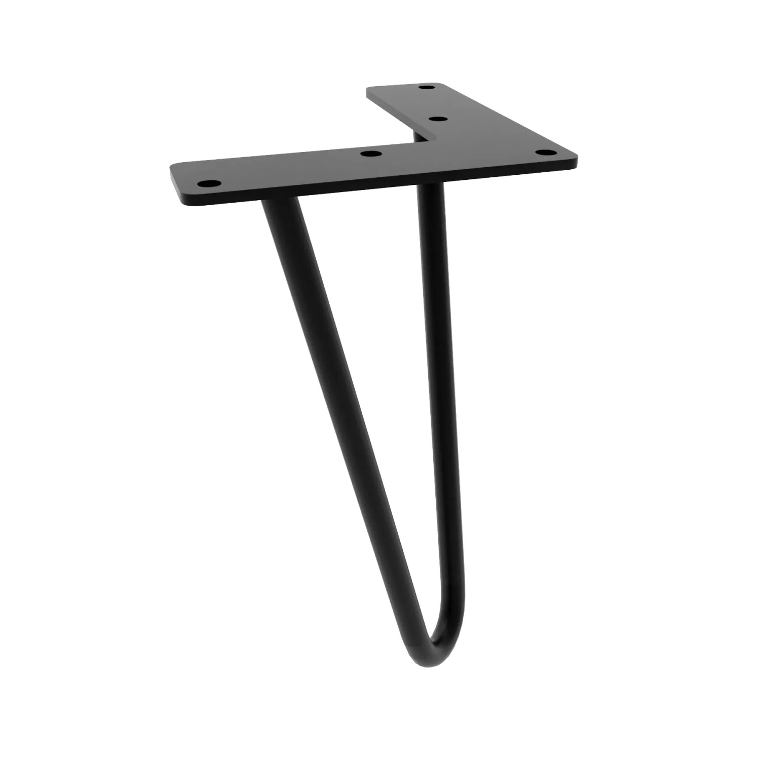 HEVVA Möbelbein NEAPEL 20 cm Hoch 1 Stück Schwarz