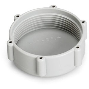 Weiße Verschlußkappe 2 IG für Pooldüsen, Innengewinde.