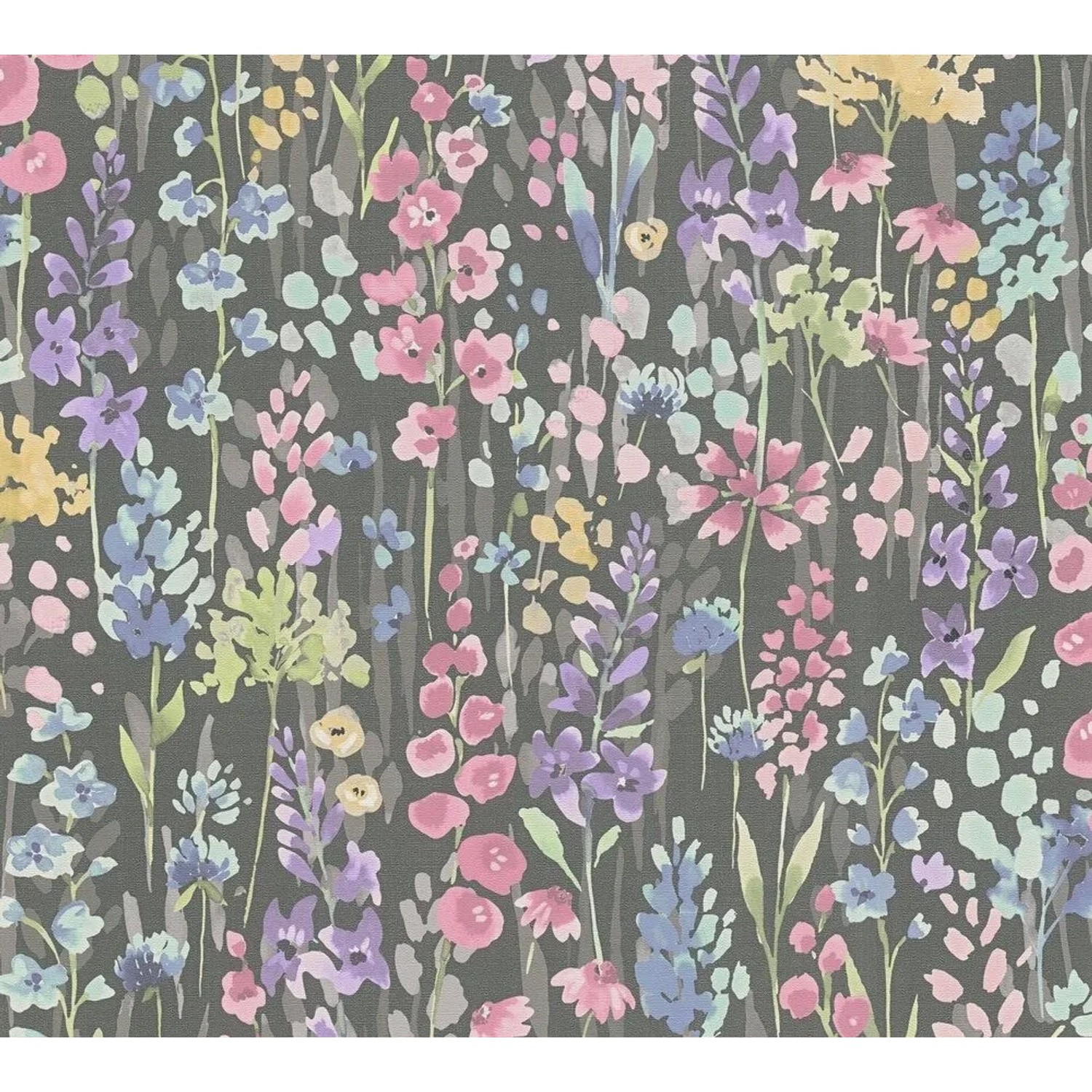 Tadessi Tapete Floral M1-No.11205 Vliestapete in Schwarz