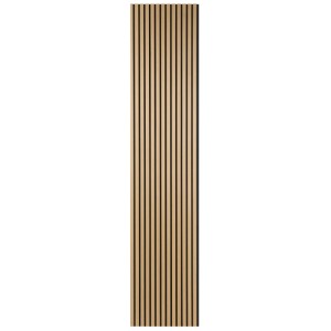 Fibrotech Akustikpaneel Eiche Hell, MDF-Paneel mit Holzfurnier für Schallschutz und Wandgestaltung.