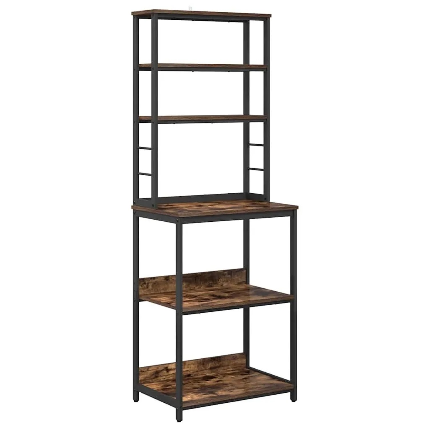 vidaXL Küchenregal Geräucherte Eiche 60 x 40 x 168 cm Holzwerkstoff 883882