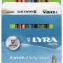LYRA Graduate Farbstifte, 12 verschiedene Farben im Set.