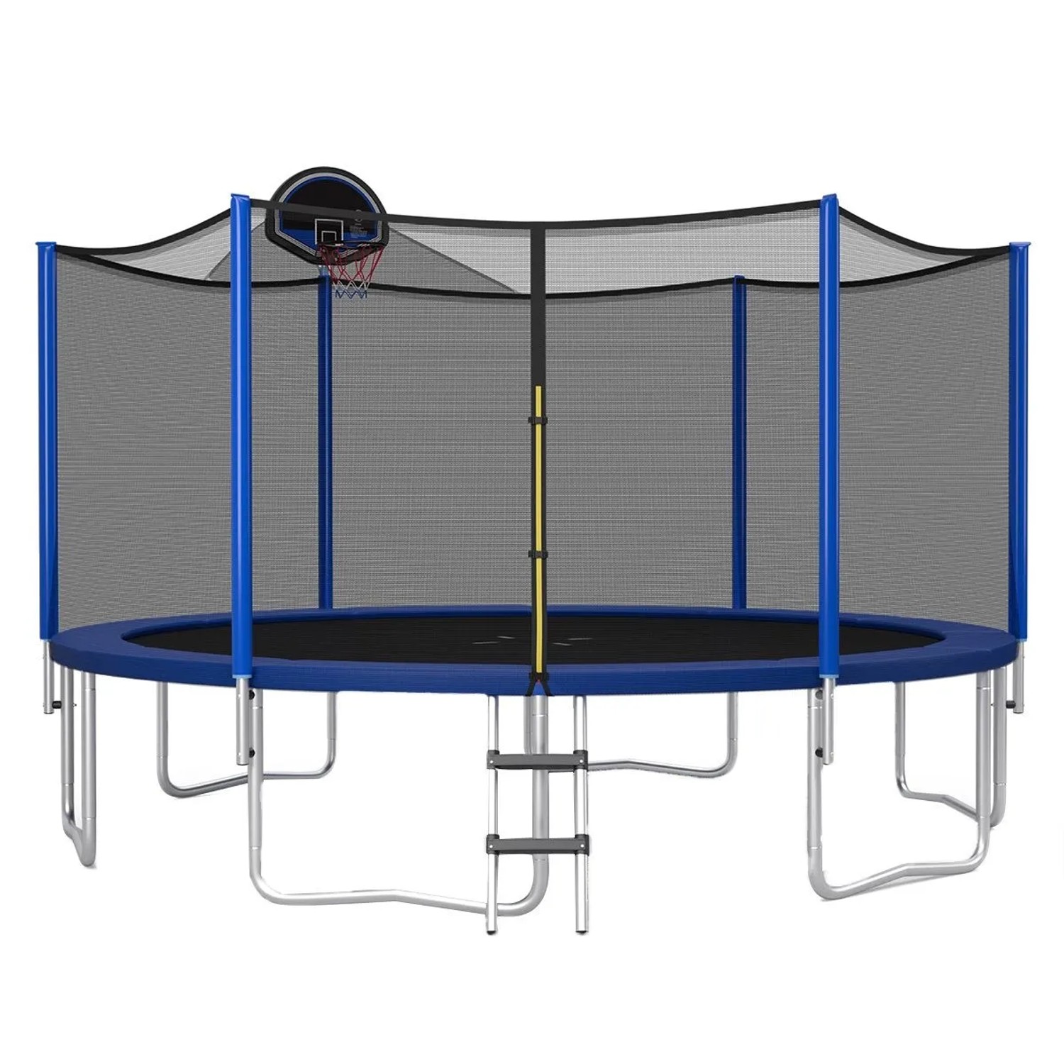 Costway Trampolin Outdoor Ø366 cm GS Zertifiziert mit Basketball & Netz günstig online kaufen