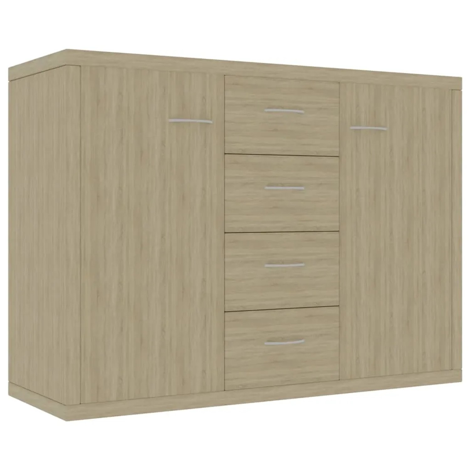 vidaXL Sideboard Sonoma-Eiche 88x30x65 cm Holzwerkstoff 800687