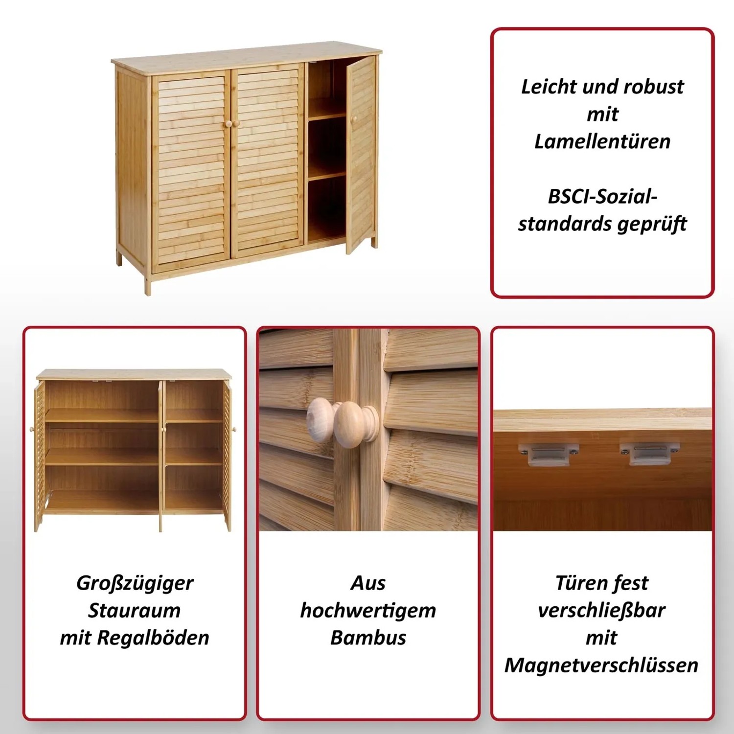 MCW Bambus Sideboard B18 kaufen bei OBI