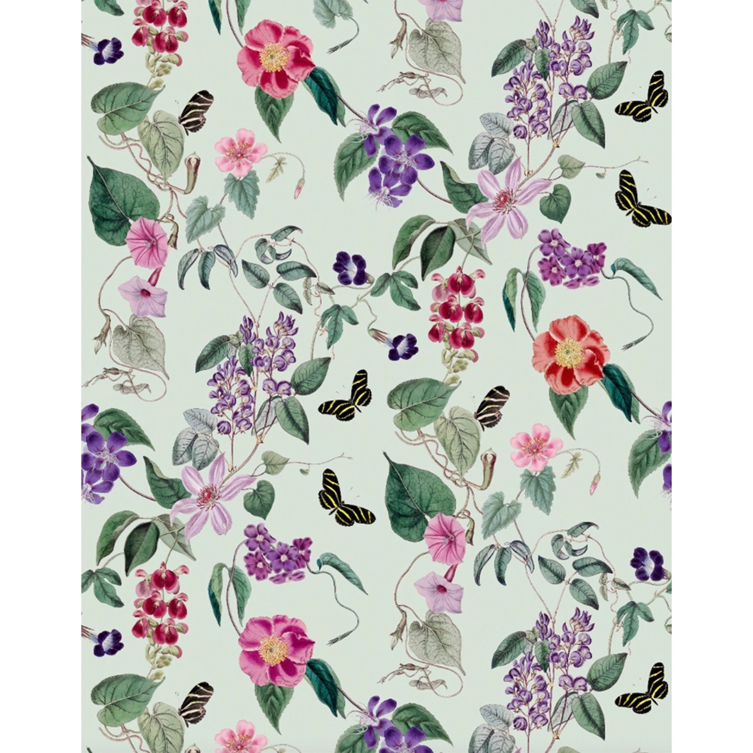 Schöner Wohnen Vliestapete New Delight Floral Hellgrün 270 x 212 cm FSC® günstig online kaufen