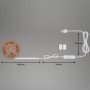 Brilo LED-Strip 5m mit USB, Kabelschalter und warmweißem Licht (3000K), kürzbar.