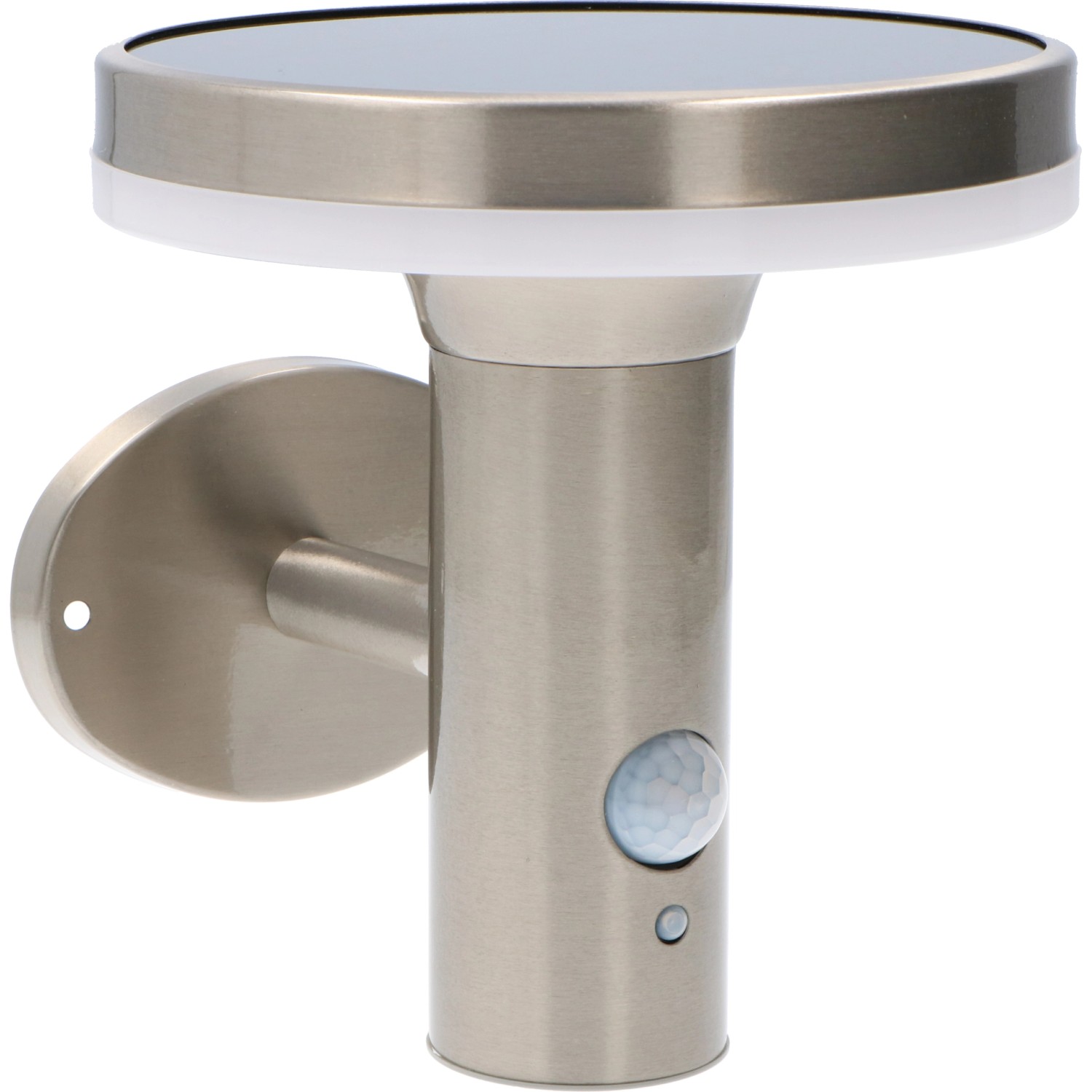 Solar-Wandleuchte Sevilla 6 W 600 lm 2700 K IP44 Sensor Rostfreier Stahl