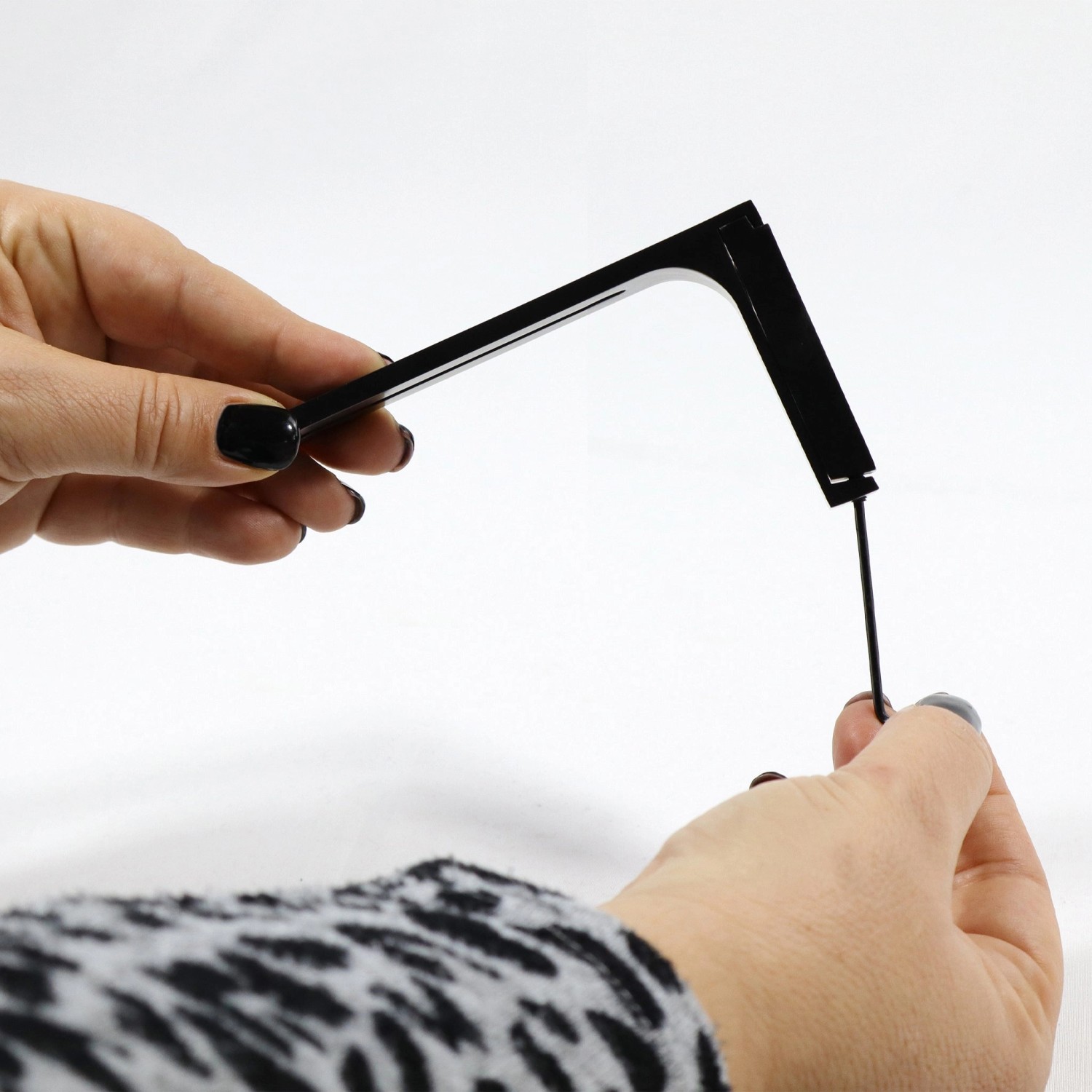 Deco-Raum Gardinenschiene nach Maß 2-Lauf Loft Schwarz 390cm_7