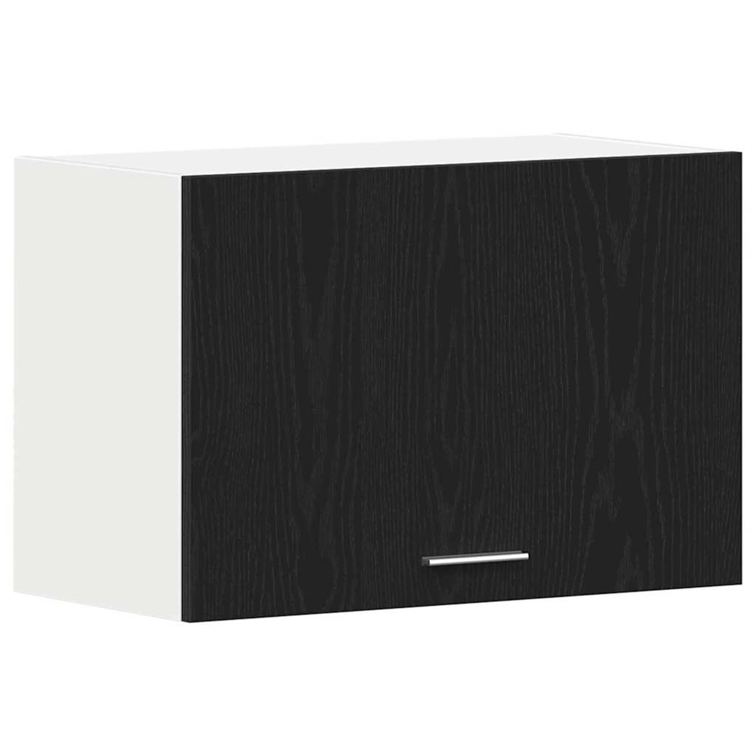 vidaXL Hängeschrank mit Tür Riga Schwarz Eichen-Optik 60 x 31 x 60 cm 86314 günstig online kaufen