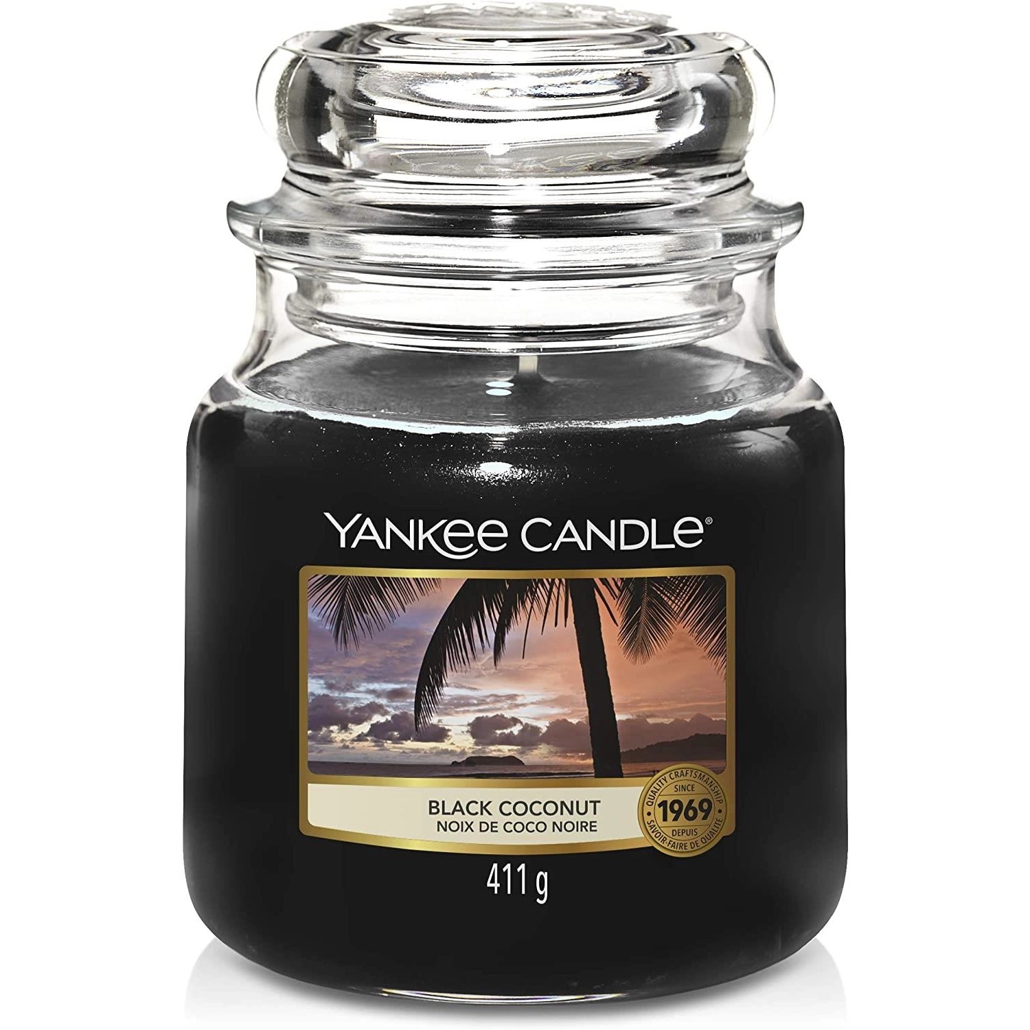 Yankee Candle Black Coconut Classic Medium Jar 411G