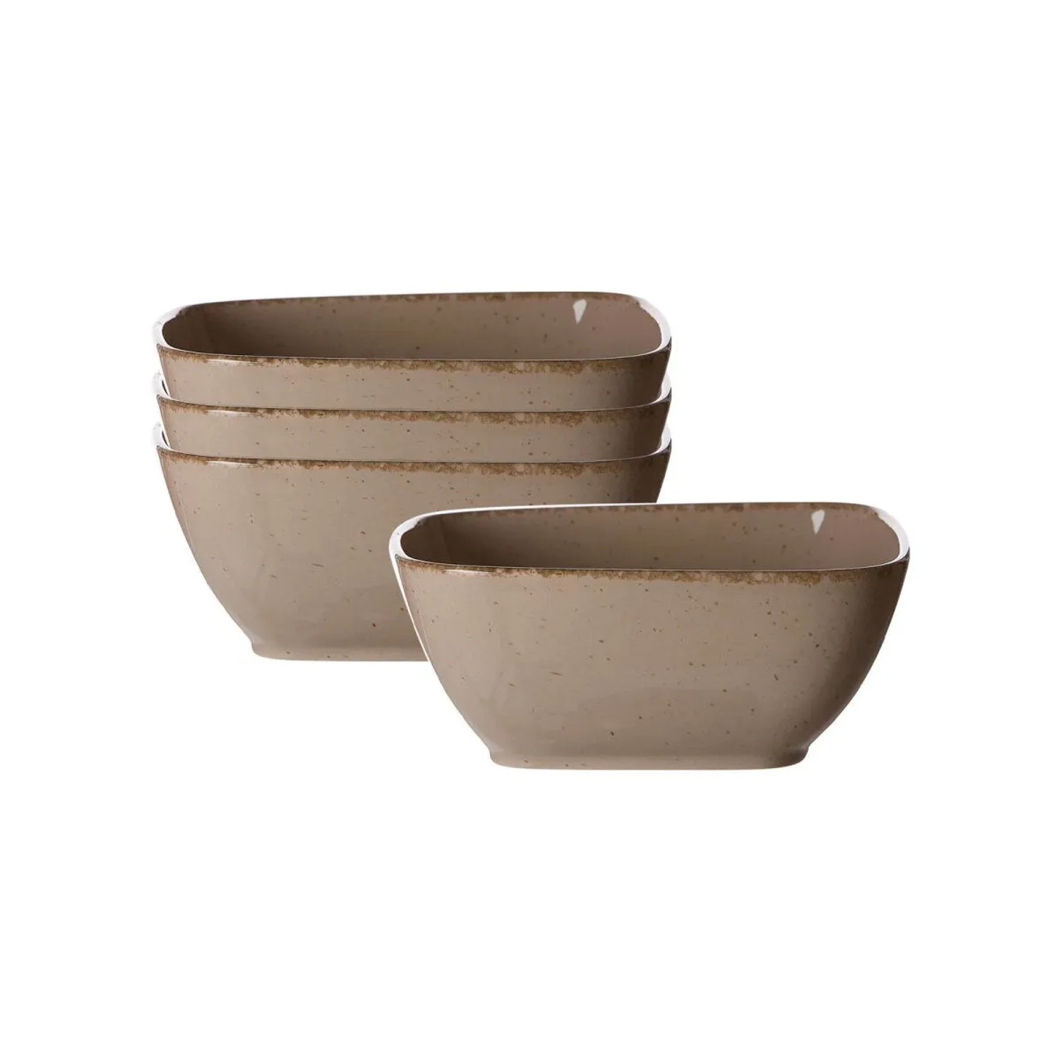 Ritzenhoff & Breker Casa Servierschale 18 cm 4er Set Nougat