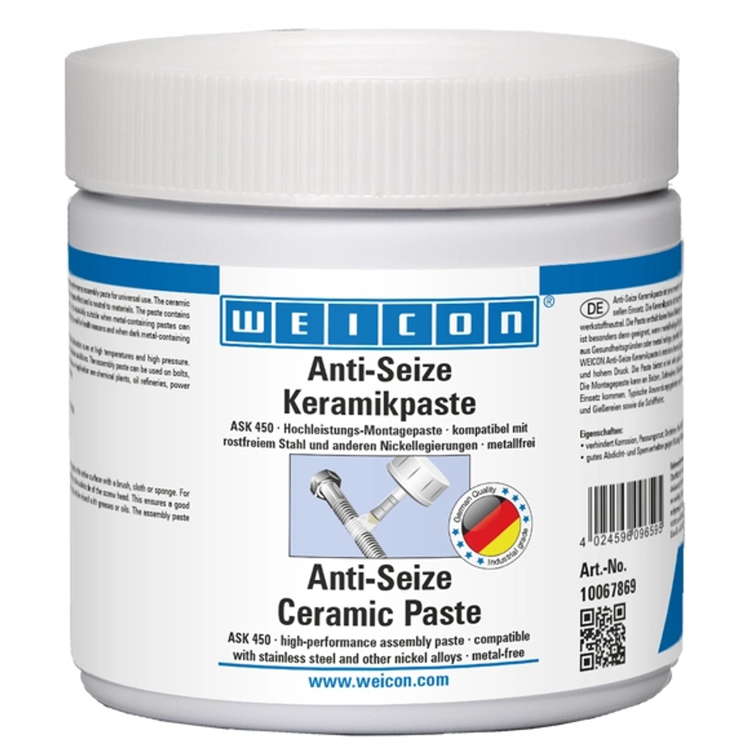 WEICON ASK 450 450 g Anti-Seize Keramikpaste