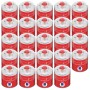 24er-Pack Evocamp Propan Butan Gaskartuschen, 450g Schraubkartuschen mit Eurogewinde für Campingkocher.