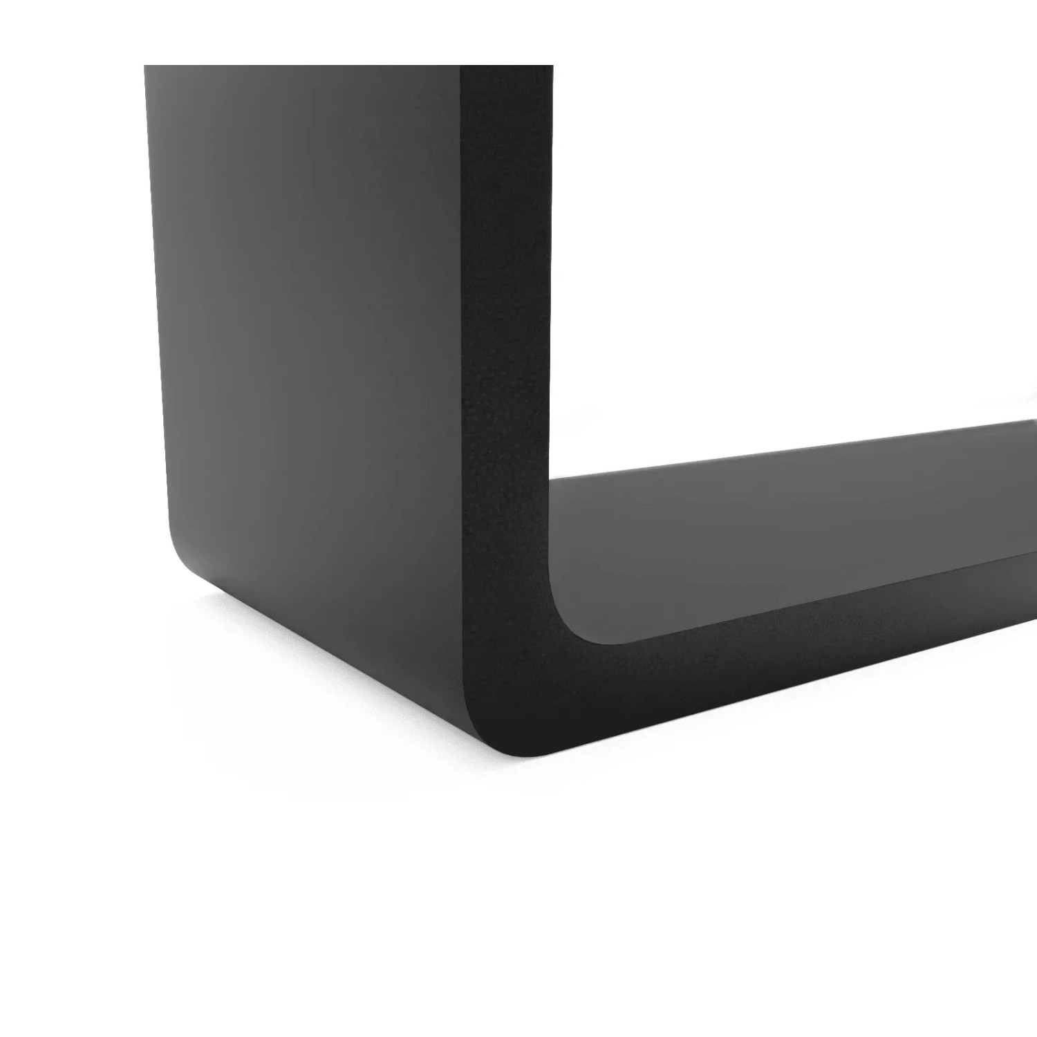 HEVVA Möbelfuß LUXEMBURG, 2er Set, schwarz, 20x35 cm – Detailansicht