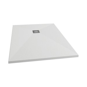 Schulte Duschwanne Centrostone Rechteck Mineralguss Weiß 90 cm x 120 cm x 3 cm