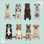 Relaxdays Futterstation Hunde MDF Eisen Edelstahl Schwarz Braun Erhöht Stauraum 76 cm x 90 cm x 27 cm_5