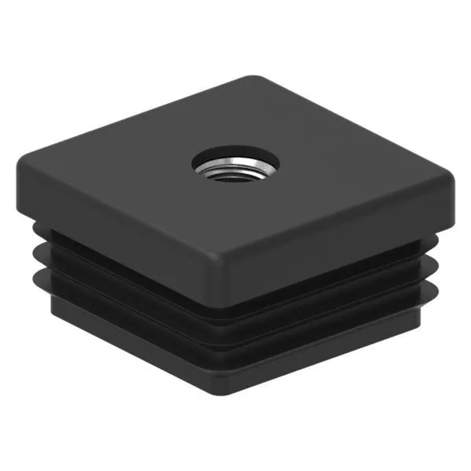 FeNau Kunststoffkappe Für Quadratrohr 40x40mm Mit M10