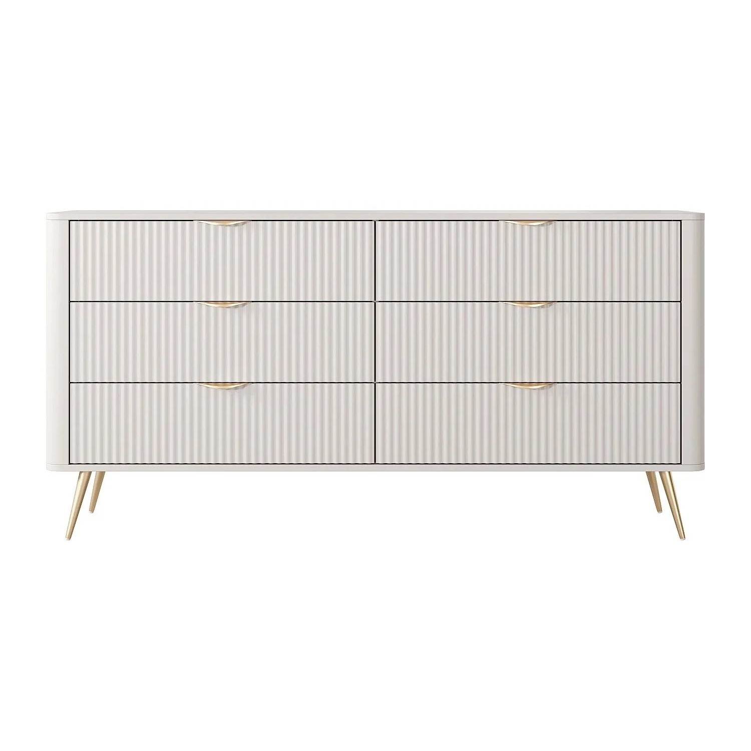 Vente-unique Kommode Elonaria Beige 163.2 cm