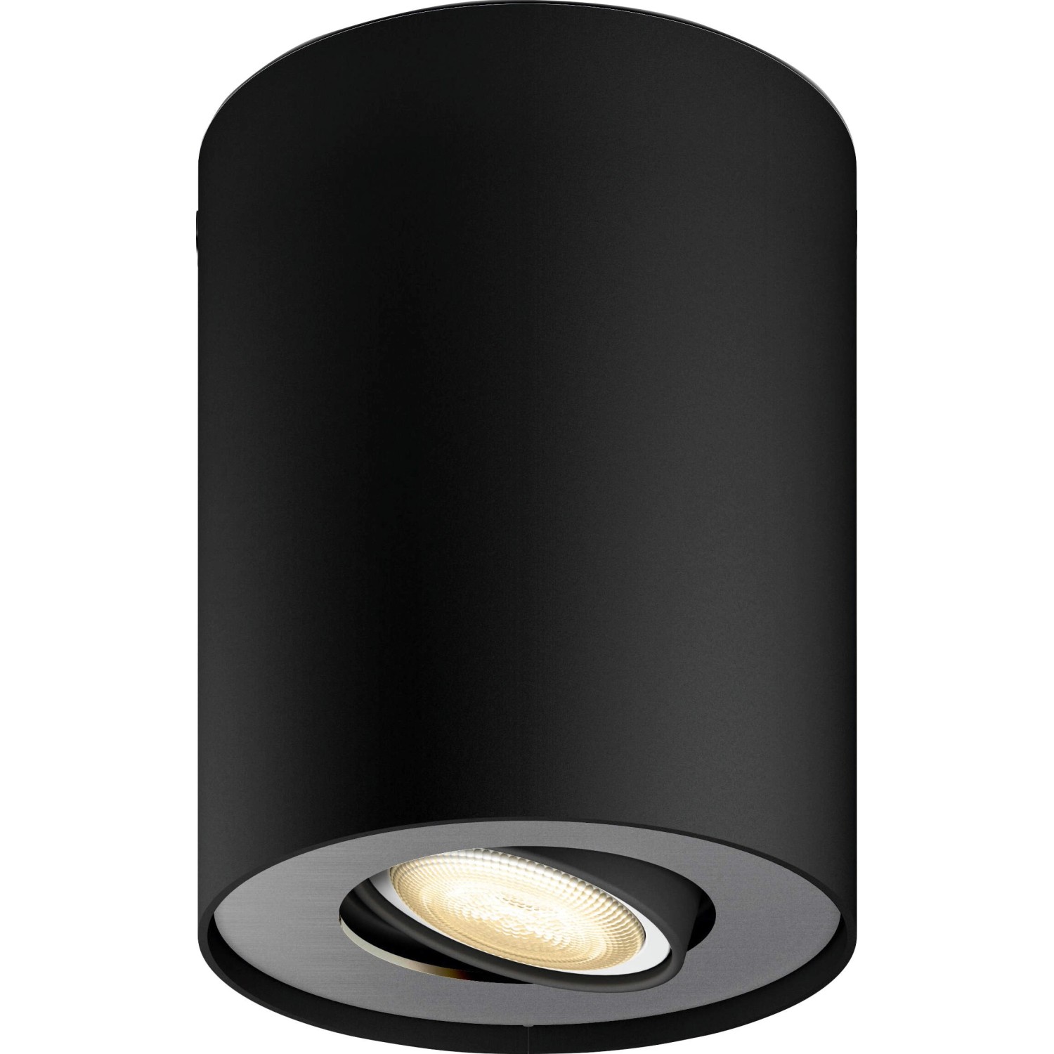 Philips Hue Spot 1-flg. White Ambiance Pillar Schwarz 250 lm