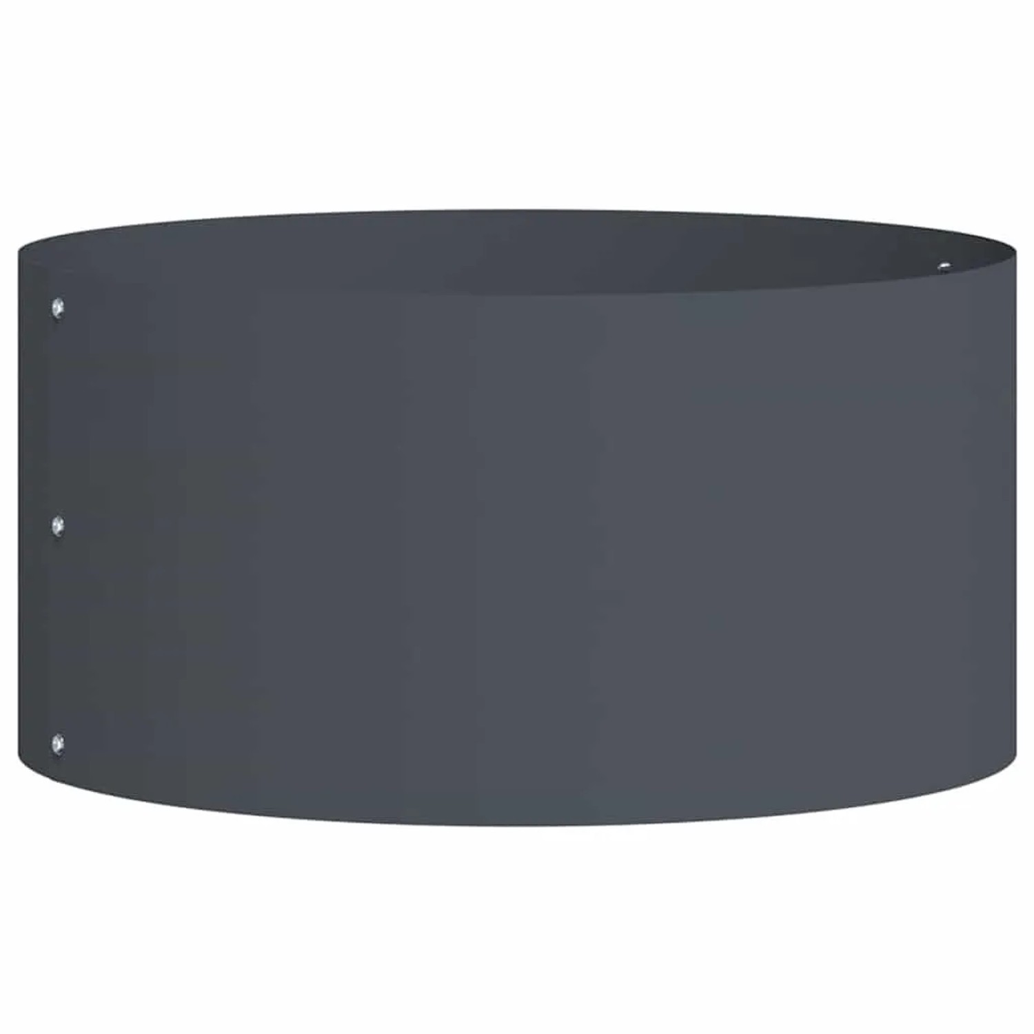 vidaXL Pflanzenring Anthrazit 40 x 40 x 20 cm Kaltgewalzter Stahl 873610