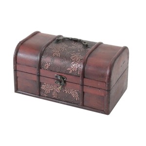 HMF 6411-125 Schatztruhe Schatzkiste Holztruhe 25 x 15 x 13 cm Klein Japan