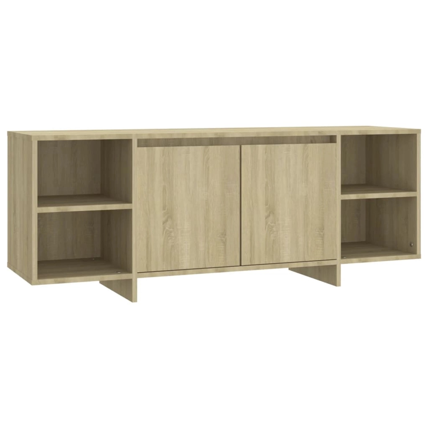 vidaXL TV-Schrank Sonoma-Eiche 130x35x50 cm Holzwerkstoff 809587