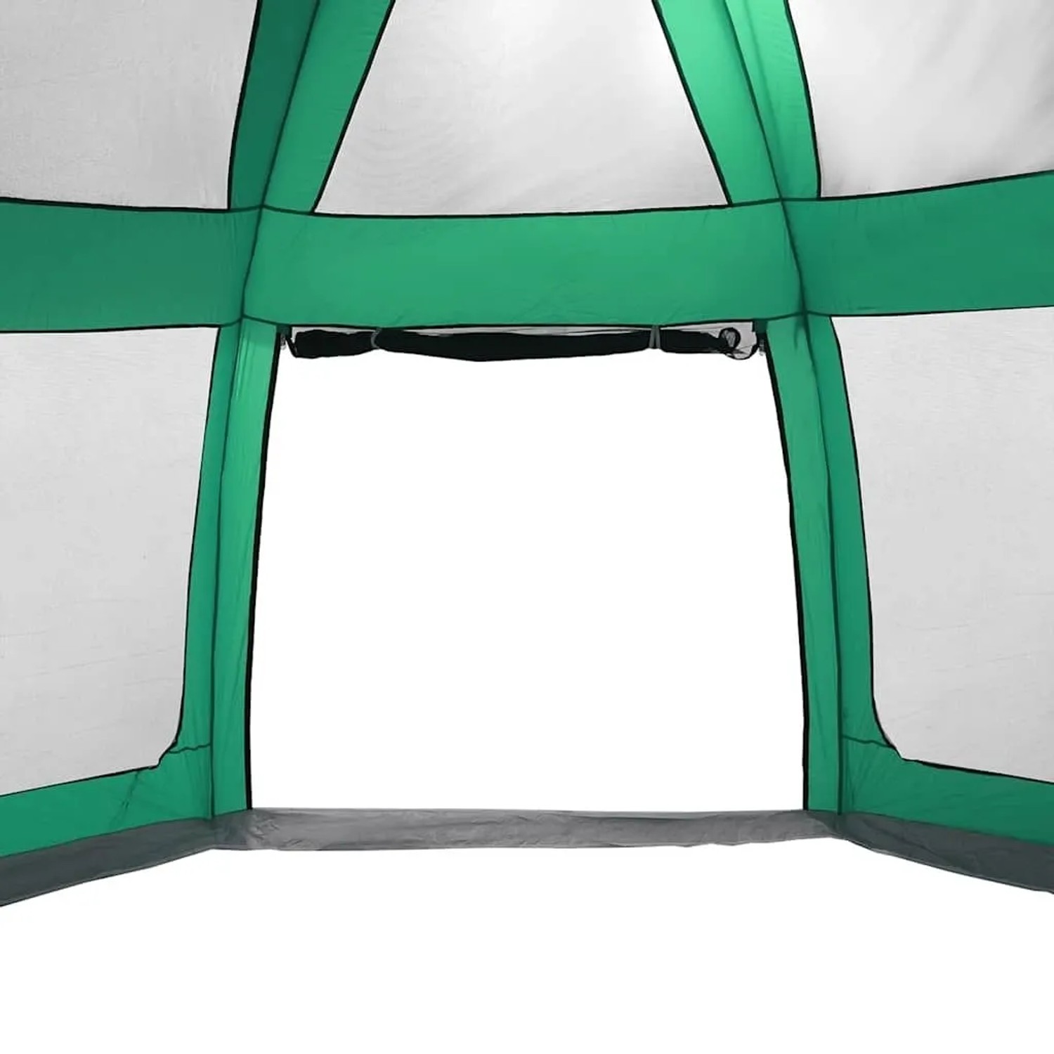 vidaXL Poolzelt mit Abnehmbarem Überzelt Netzwänden Meergrün 612x612cm 4100638_8