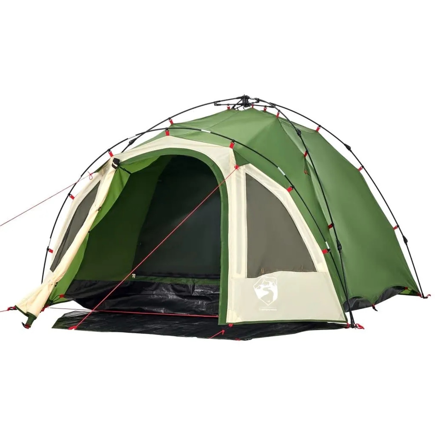 vidaXL Kuppel-Campingzelt 3 Personen Grün Quick Release 4004222 günstig online kaufen
