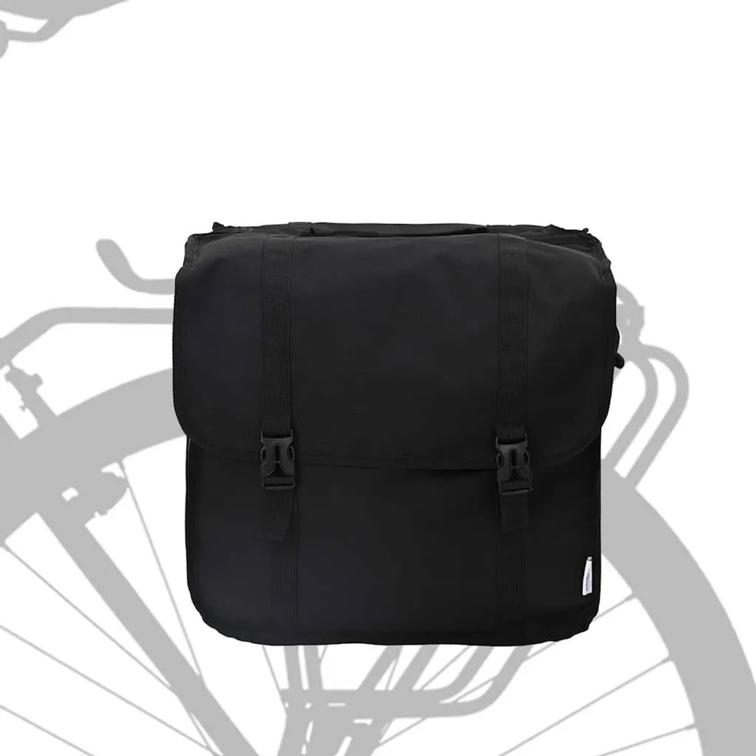 vidaXL Fahrradtasche Schwarz 40 x 18,5 x 35 cm Polyester 42008100_2