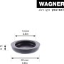 Wagner Verstellfuß Justus Slim, 4er Set, mit Maßangaben. Möbelbein für optimalen Ausgleich.