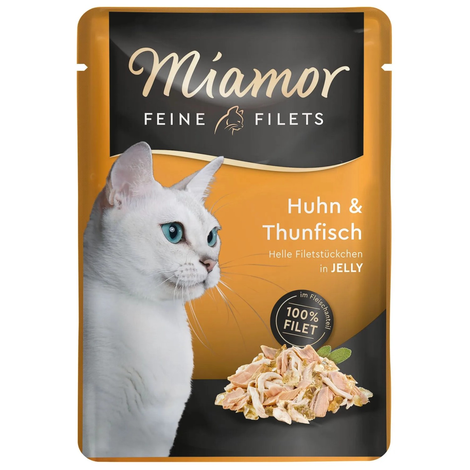 Miamor Katzen-Nassfutter Feine Filets in Jelly Huhn und Thunfisch 100 g