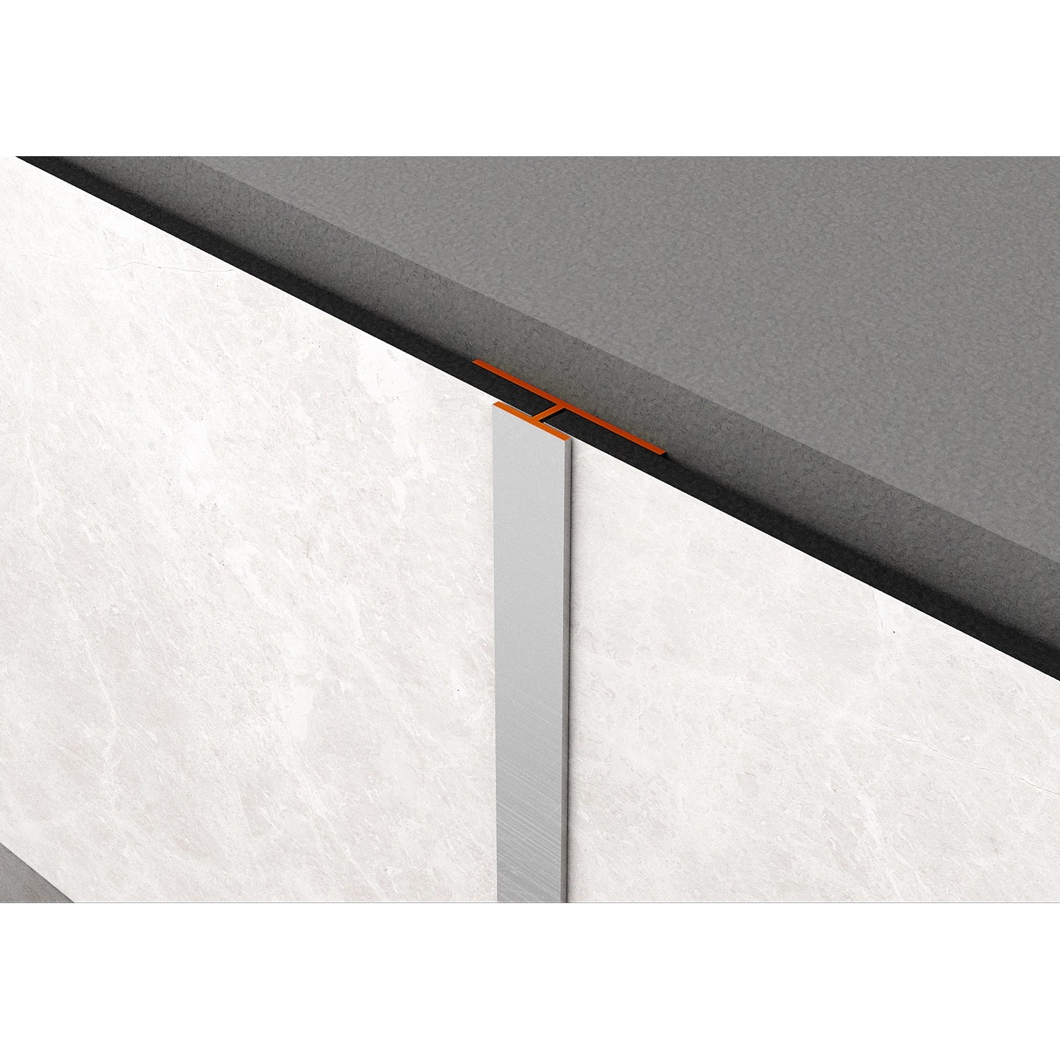 Nordholm Verbindungsprofil Aluminium 4 mm / 2800 mm Schwarz