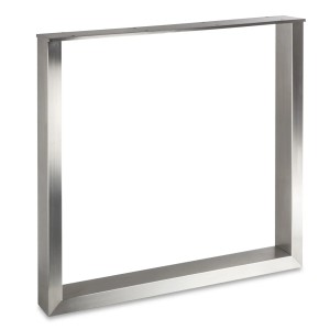 SOTECH Tischgestell TAB Echt Edelstahl Profil 80 x 40 mm Höhe 720 mm Tiefe 800 mm
