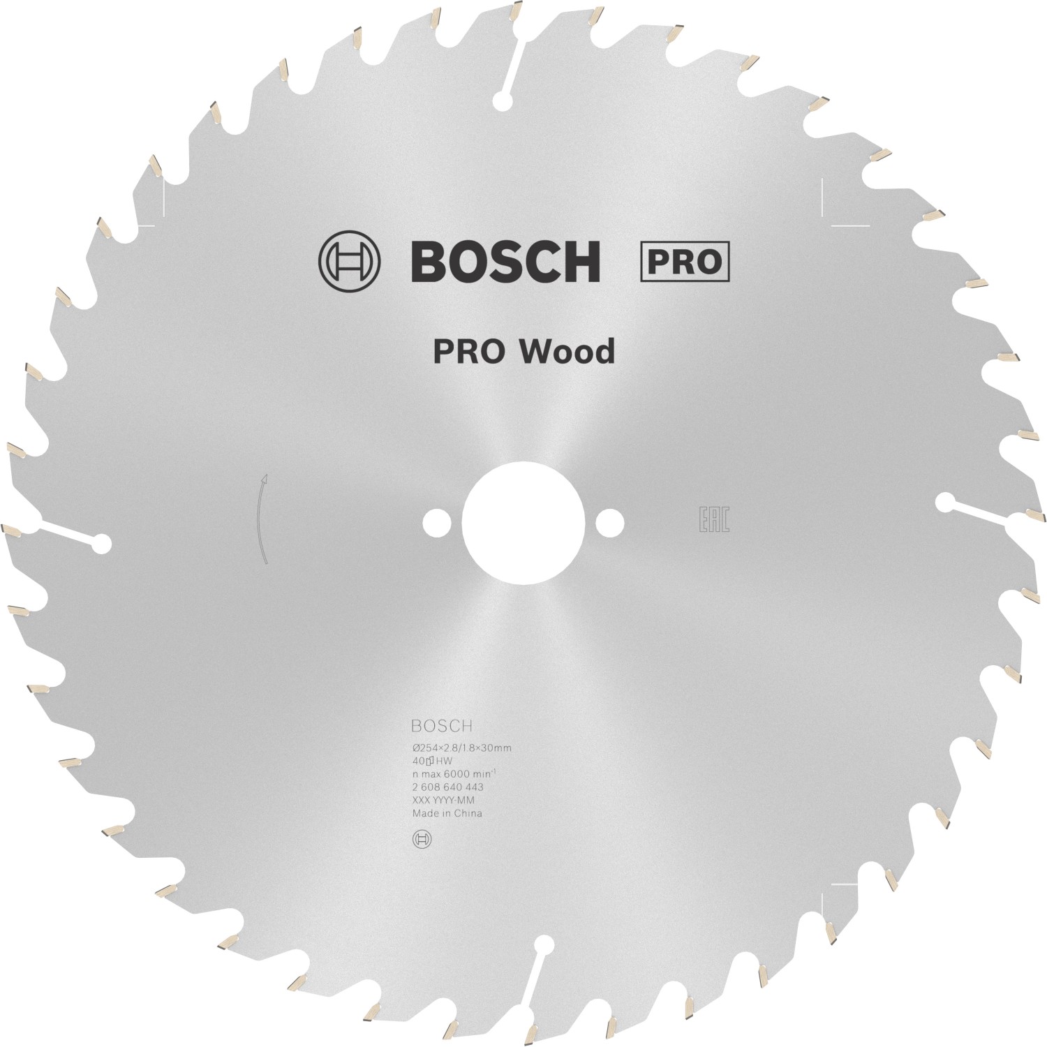 Bosch Kreissägeblatt Optiline Wood 254 mm x 30 mm x 2,8 mm günstig online kaufen