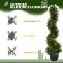 Künstlicher Zedernbaum (90cm) im Topf, pflegeleicht, für Innen- und Außenbereich.