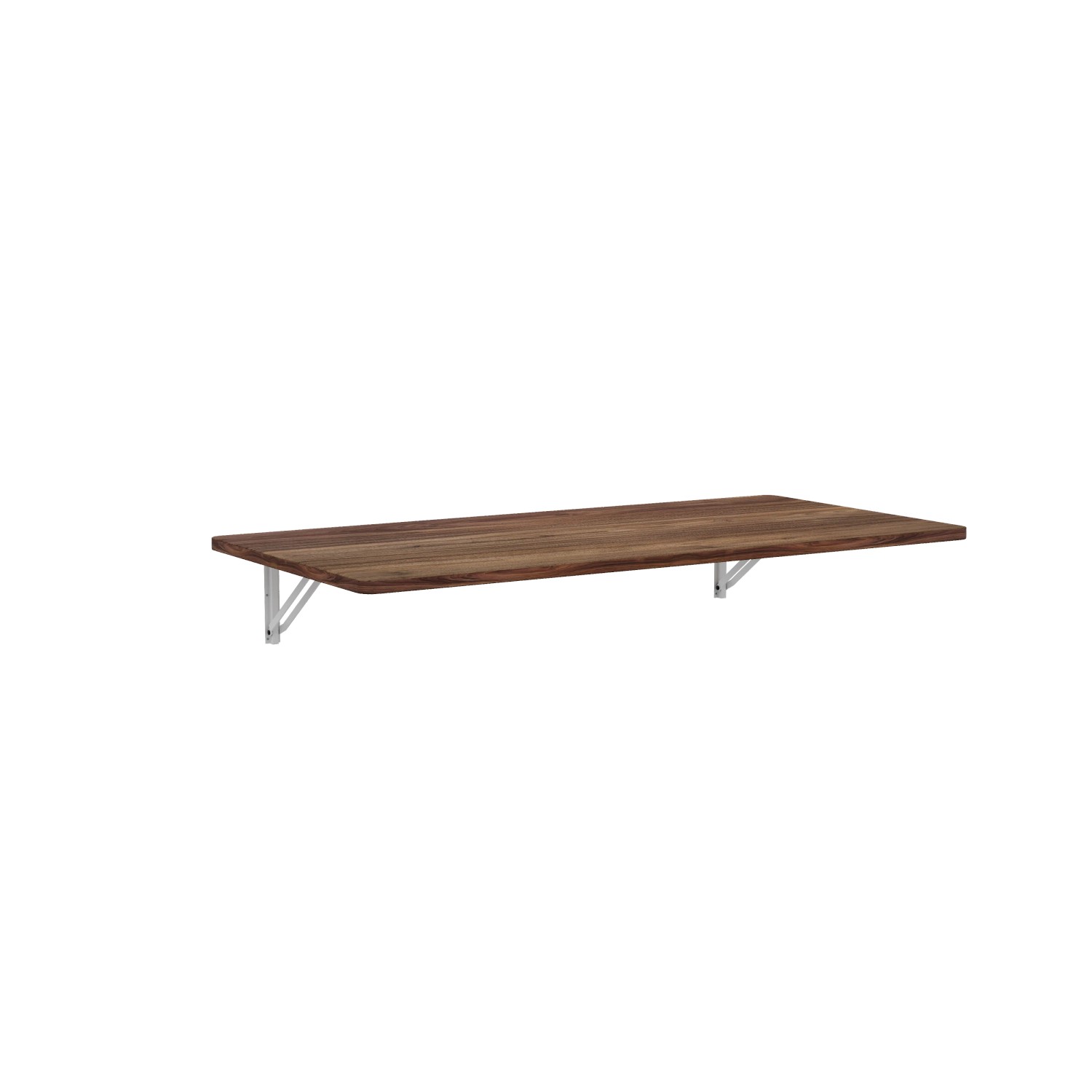 okwish Klapptisch mit MDF Wandmontage Küche Home Office 114x56x18cm Braun