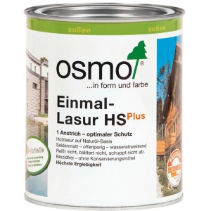 Dose Osmo Einmal-Lasur HSPLUS Skandinavisch Rot, Holzlasur für Aussen, seidenmatt.