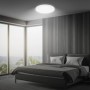Brilo LED-Panel Slim Sternenhimmel, weiße Deckenleuchte im Schlafzimmer.