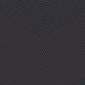 Schwarze PROFHOME Vliestapete mit geometrischem, schimmerndem Bronze-Muster.