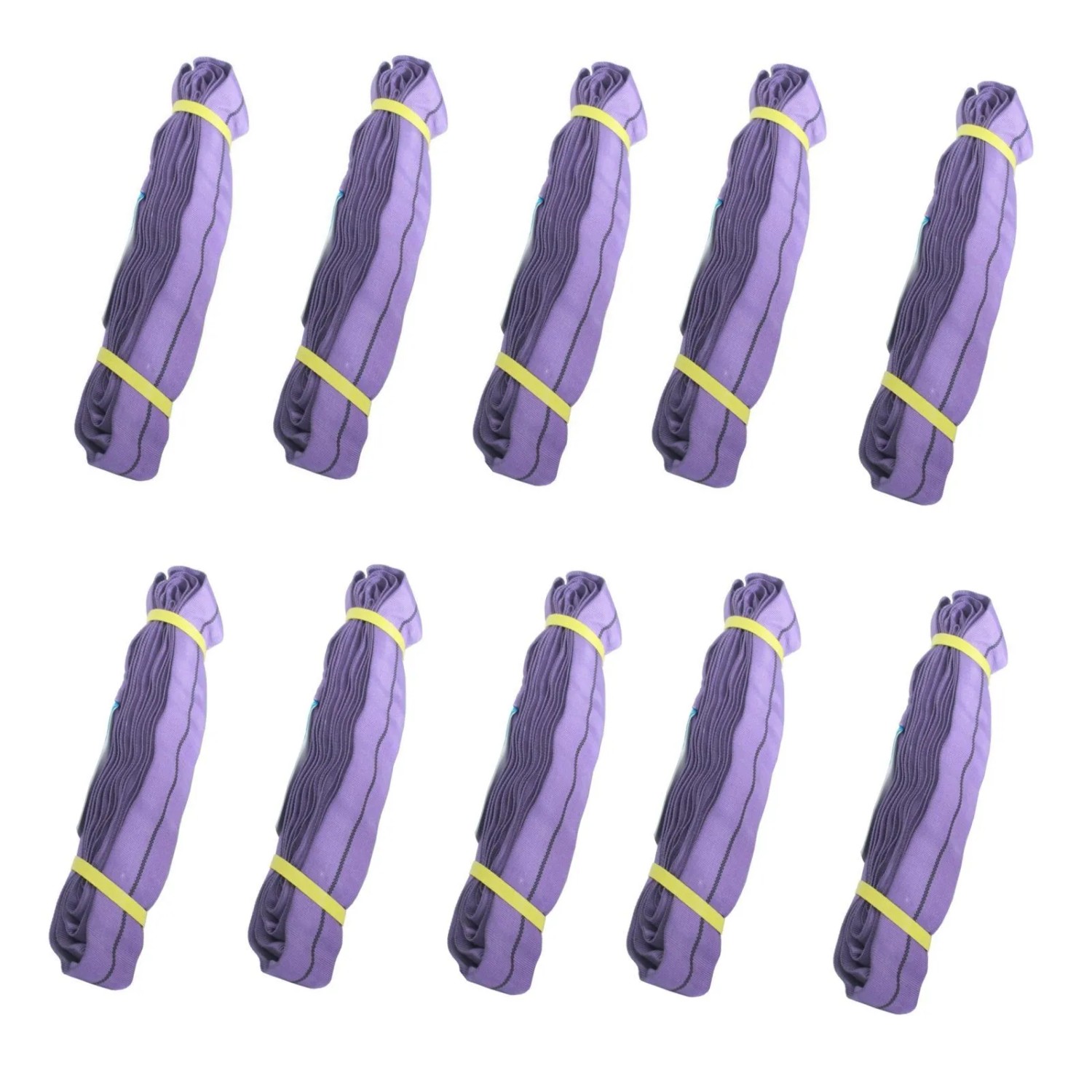 TRUTZHOLM 10x Rundschlinge 1000kg 1t 2m Umfang Hebeband Lila