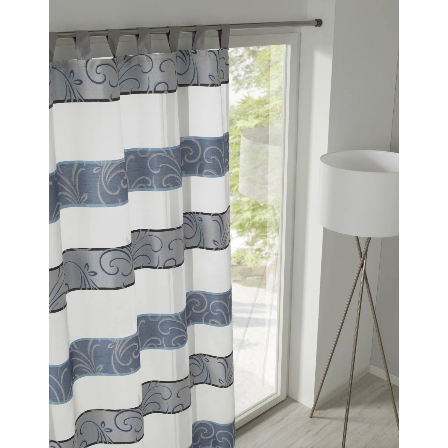 Spannvitrage Stange Metall - Ausziehbar 90-130cm Ohne Bohren