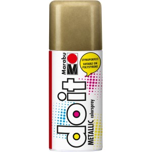 Marabu do it Colorspray Metallic-Gold, 150ml Dose Buntlack-Spray für edle Metallic-Effekte.