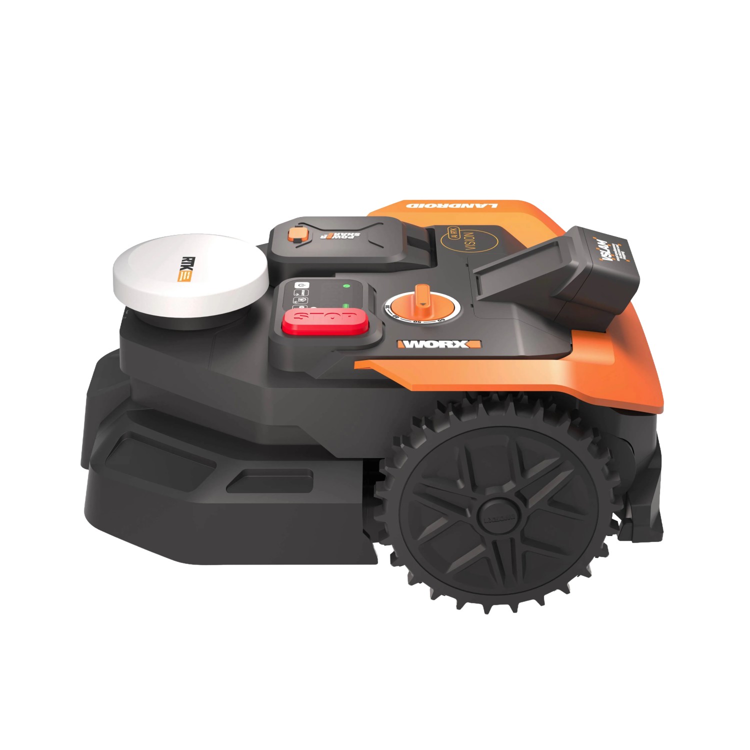 Worx Mähroboter M650 WR365E Landroid Vision Cloud mit RTK-Technologie.