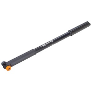 SKS Fahrradpumpe VX, 400-450 mm, mit Duo-Kopf für verschiedene Ventile.