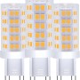3er Set G9 LED Leuchtmittel, 4,7W, warmweiß, für Zylinderleuchten & Dunstabzugshauben.