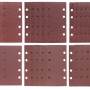 LUX Schleifstreifen-Set, 30-teilig, für Schwingschleifer, verschiedene Körnungen für Holz und Metall.