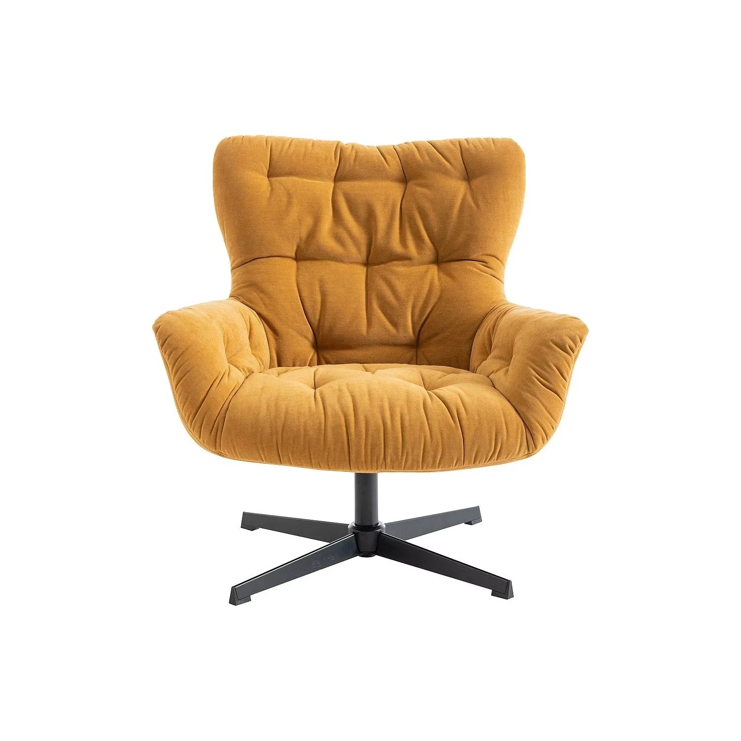 Vente-unique Sessel Mit Gerader Rückenlehne Ophelie Gelb 83 cm