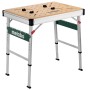 Metabo Multifunktionstisch MWB 100: Mobile Werkbank mit MDF-Tischplatte und Klappmechanismus.