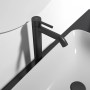Ideal Standard Ceraline Waschtischarmatur in Schwarz mit Push-Open Ventil.